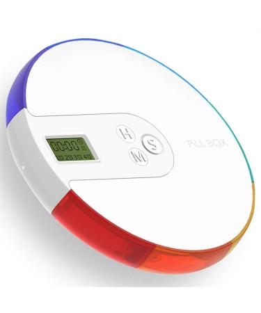 BrilliantDay Electronic Pill Timer-Reminder Automatic Medication Reminder Dispenser Pill Storage Box with Alarms Clock for The Elderly Kids Eat Medicine Timely#1 - Buy Online on GoSupps.com