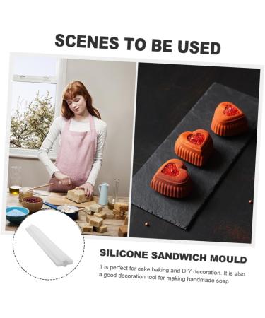 Abaodam 3 Pcs Sandwich Tube Mold Silicone Chocolate Mold Tube Snowflake DIY Baking Mold Aromatherapy Candy - Buy Online on GoSupps.com