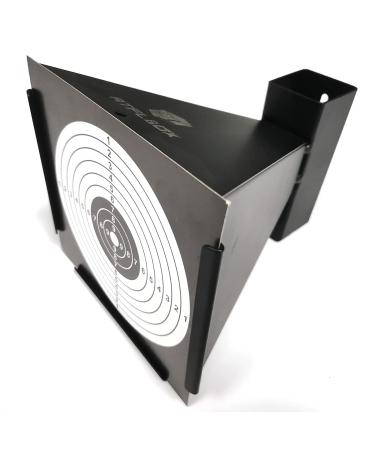 Atflbox BB Gun Trap with 50pcs Paper Target Bullet Catcher Shooting Target for Airsoft, Pellet, Rifle TARGET AND PAPER
