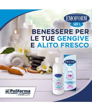 Emoform Aqua Mouthwash 300ml | Alcohol-Free for Healthy Gums | International Shipping Available - Buy Online on GoSupps.com