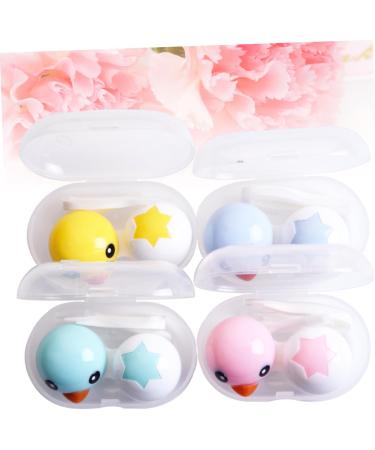Homsfou Contact Lens Container - 4-Piece Care Box for Lens Holders & Contact Lenses - Buy Online on GoSupps.com