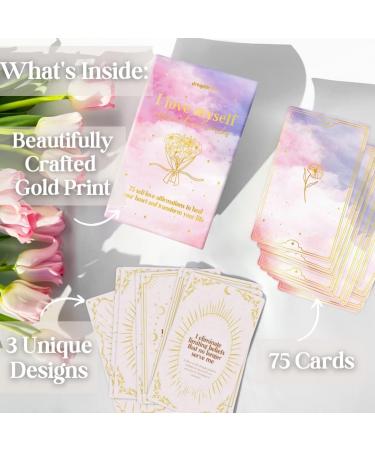 Self-Love Affirmation Cards for Women | 75 Daily Inspirations for Meditation Manifestation & Self-Care Oracle Deck - Buy Online on GoSupps.com