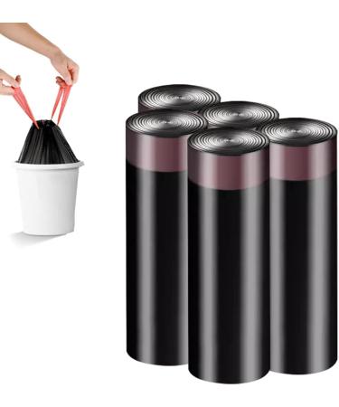 Drawstring Trash Bag | Kitchen Bag Trash Waste Bag Anti-Drip Drawstring Garbage Bags Kitchen Waste Bags for Bedroom Kitchen Offices Home Pochy 45*50 4.5g 75 Pieces Black - Buy Online on GoSupps.com