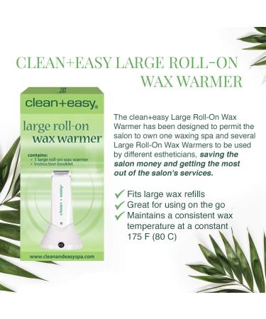 Clean + Easy Large Roll-On Wax Warmer - Professional Waxing Spa System - Unit (120V) - Buy Online on GoSupps.com