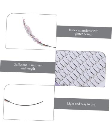 POPETPOP 1 Box Glitter False Eyelashes False Lash Extensions Glitter Individual Lashes Fake Lashes Natural Women Makeup Tools Makeup Lashes Women s Upper Eyelashes Flash High-grade Fiber - Buy Online on GoSupps.com