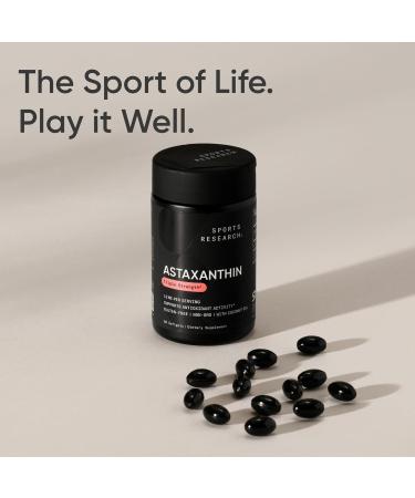 Buy Sports Research Astaxanthin Triple Strength 12 mg - 60 Softgels for Optimal Health - Buy Online on GoSupps.com