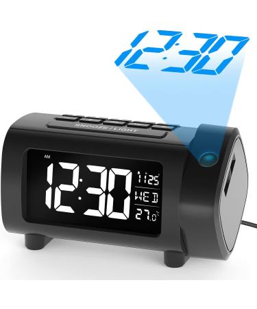 LIORQUE Projection Alarm Clock