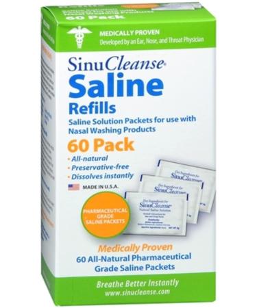 SINUSCLEANSE Saline Packets 60 CT
