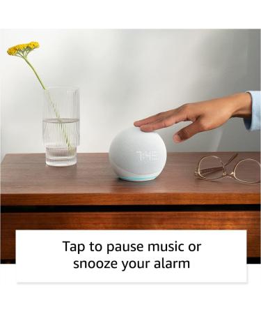 Echo Dot 5th Gen (2022) with Clock | Smart Speaker & Alexa | Cloud Blue - Buy Online on GoSupps.com
