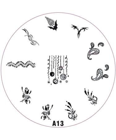 ++SPECIAL ITEM++ Stamping stencil A-Series: A13 Christmas tree balls bat Christmas Halloween ornaments