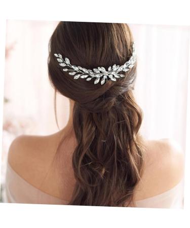 Ipetboom Hair Side Combs Rhinestone Barrettes Wedding Hair Clip Rhinestone Hair Clip Hair Teasing Comb Decorative Hair Combs Bride Insert Comb Bridal Bride Hair Clip Accessories Manual Miss - Buy Online on GoSupps.com