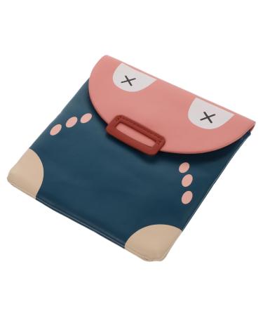 Lurrose Travel Napkin Purse 1pc Napkin Storage Bag Leather Diaper Bags Coin Stand Zip up Wallet Towel Bags Zip Id Case Wallet Pad Organizer Menstrual Pad Bag Menstrual Pad Pouch Pu Pink 13.5X12X1CM