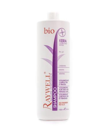 Raywell Shampooing Bio Nature Kera Volumisant 1000 ml - Raywell