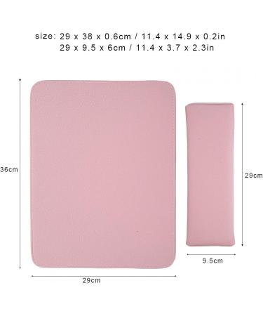 Nail Art Cushion Hand Pillow Cushion Mat Protect Your Hand Reduce Hand Pressure During Nail Ar For Nail Salon and Home Use Keep Your Nail Work and Tidy pink - Buy Online on GoSupps.com