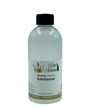 Fragrant moments sauna infusion concentrate noble fir - 500ml in PET bottle with dropper cap and child safety lock noble fir 500ml