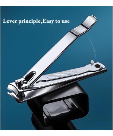 Practical Nail and Toenail Clipper in Stainless Steel with Nail File and Pick Sharp and Durable Suitable for Nail Grooming Affordable Bc - Buy Online on GoSupps.com
