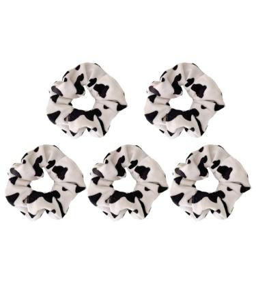 Elastic Cow Pattern Hair Ties - Ponytail Holders for Girls | Durable Elastic Cords | International Shipping - Buy Online on GoSupps.com