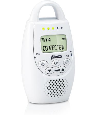 Alecto DBX-84 DECT Baby Monitor - Owl Design | Audio Monitor with Perfect Sound Night Light & Talkback Function | 100% Trouble-Free White Baby Monitor - Buy Online on GoSupps.com