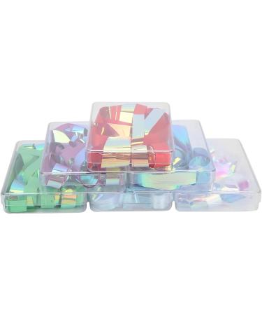 Nail Art Cellophane Fashionable Nail Glass Paper Safe Eco-friendly Non-toxic 6 Box for Home Use Professional Nail Salon - Buy Online on GoSupps.com