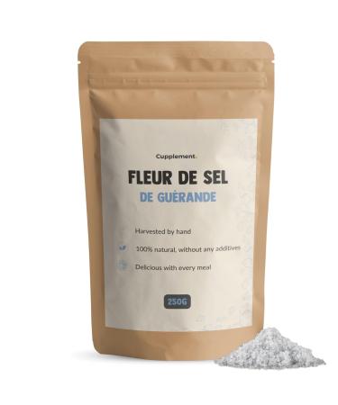 Cupplement - Fleur de Sel de Gu rande - Celtic sea salt 250 g - Superior quality - Fine salt