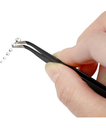 Ely D 3000PCS Clear Nail Rhinestones Flat Back Gems | 6 Sizes Crystal Rhinestone Set with Tweezer | for Nails, Face Jewels, Makeup, Crafts | 5.12*1.97*0.59 inches - Buy Online on GoSupps.com