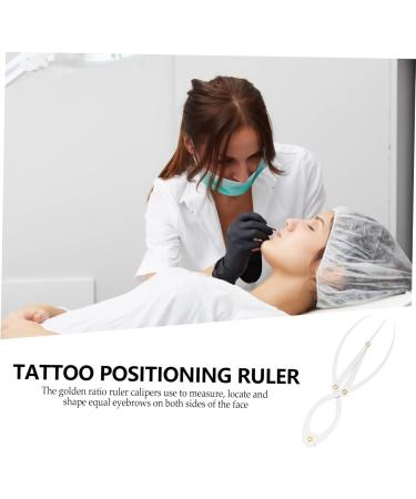 NOLITOY 1 Pc Eyebrow Stickers Brow Ruler Eyebrow Positioning Ruler Tool Miss Balance Ruler Stainless Steel - Buy Online on GoSupps.com