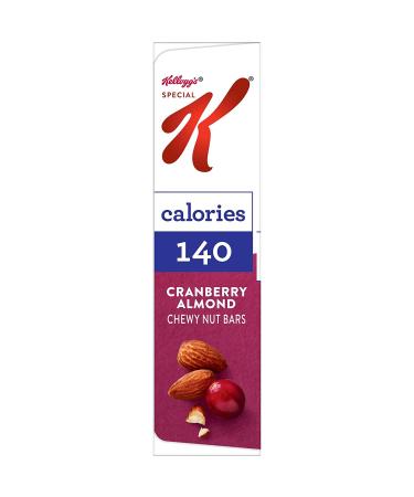 Kellogg's Special K Chewy Breakfast Bars - Cranberry Almond Flavor - Gluten-Free Snacks - 140 Calories Per Bar - 6.96oz Box (6 Bars) - Buy Online on GoSupps.com
