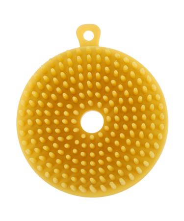 Hemoton 1pc Silicone Shampoo Brush Bathing Accessory Clipper Grippers Head Massage Brush Toddler Tool Exfoliating Body Brush Spa Baby Hair Brush Scalp Child Bath Brush 7x7cm