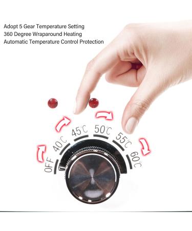 Naroote Electric Lotion Warmers - 140 F Massage Oil Heater 300ml Aluminum Liner Home Use (EU 220V) - Buy Online on GoSupps.com