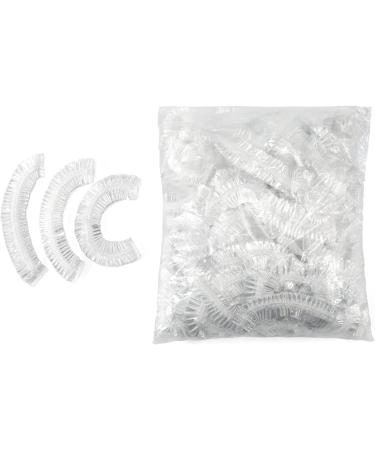 GCQQ 50pcs Disposable Shower Caps - Elastic Clear Hair Cap for Women - Ideal for Hotel Spa - 45CM-50PCS - Buy Online on GoSupps.com