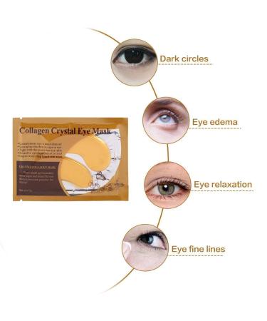 Sonew Collagen Eye Masks - 10 Pairs | Reduce Dark Circles Puffiness & Wrinkles | Moisturizing & Brightening Formula - Buy Online on GoSupps.com