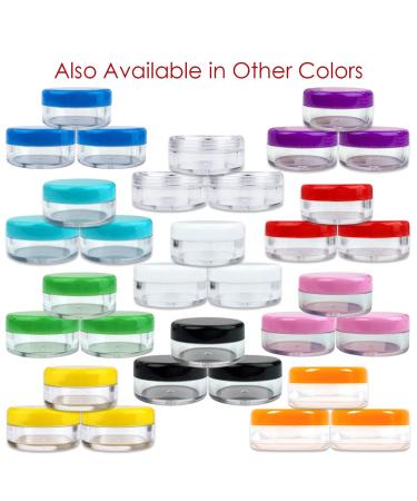 50 Pack Beauticom 5G Clear Jars with Teal Lids - BPA Free Containers for Scrubs Oils Creams & Makeup Samples | International Shipping Available - Buy Online on GoSupps.com