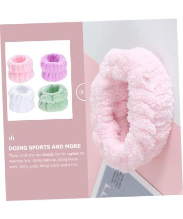 FRCOLOR 12 Pairs Wristband Wash Band Towel Cosmetic Hair Band Towel Headband Shower Hair Band Makeup Headband Beauty Headband Yoga Headbands Skincare Headband Jewelry Soft Miss Plush - Buy Online on GoSupps.com
