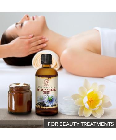 Buy Black Cumin Oil 100ml - Pure Cold-Pressed Egyptian Black Seed Oil for Face Nails & Body Care - Buy Online on GoSupps.com