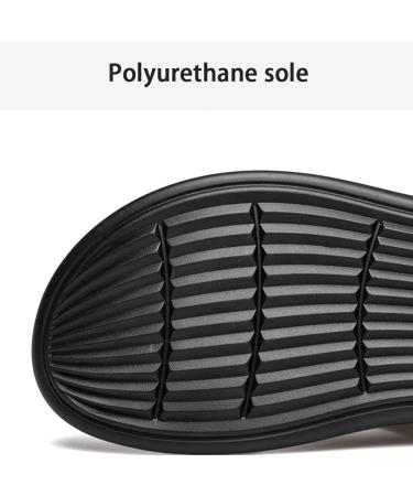 Orthopedic Beach Sandals for Men - Lightweight Non-Slip Flip Flops - Comfy Hallux Valgus Slippers - Summer Casual Foot Correctors - Size 7.5 Black - Buy Online on GoSupps.com