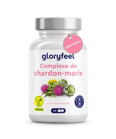 Milk Thistle Complex Dandelion Artichoke and Desmodium Powerful and Fast Liver Detox Highly Dosed in Silymarin Laboratory Tested 60 Capsules No Additives 100% Vegan