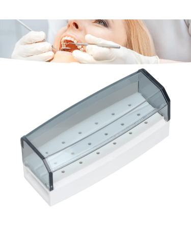 Dental Bur Box Holder - 18 Hole Organizer for Dental Disinfection & Cleaning | White Case for Dental Laboratories - Buy Online on GoSupps.com