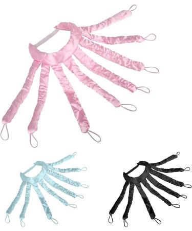 Octopus Heatless Curling Rod Headband - Pink | Soft No Heat Hair Curlers for DIY Styling - Buy Online on GoSupps.com