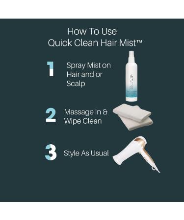Aravenel Quick Clean Hair Mist 4oz - No Rinse Shampoo & Conditioner for Braids, Locs, Scalps - Waterless Cleaning for Elderly Care, Post Workouts - Neutralizes Odors - Spray, Wipe & Go - Buy Online on GoSupps.com