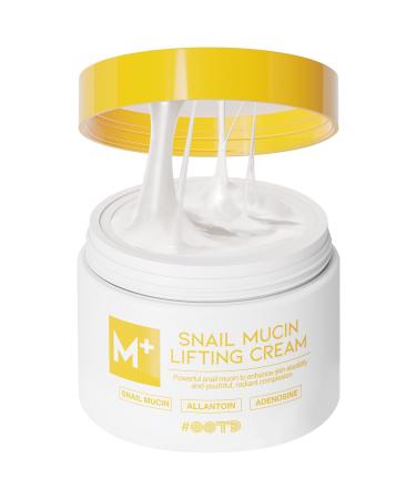Snail Mucin Moisturizer Cream For Face Lifting & Deep Hydrating Ceam For Face And Neck Anti Aging Smoothing Korean Skincare For Glass Skin (3.38 Fl Oz)