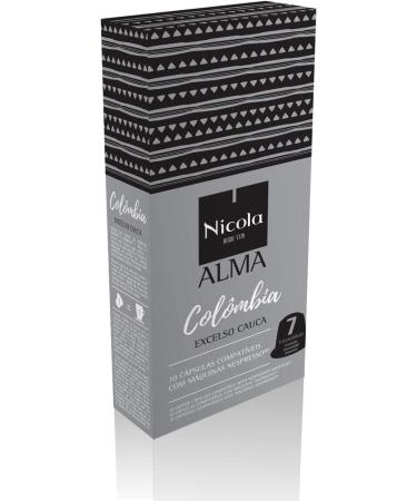 Nicola Caf s Nicola Cafes Alma Colombia Nespresso Compatible Capsules 10 Count Colombia Nespresso 10 count (Pack of 1) - Buy Online on GoSupps.com