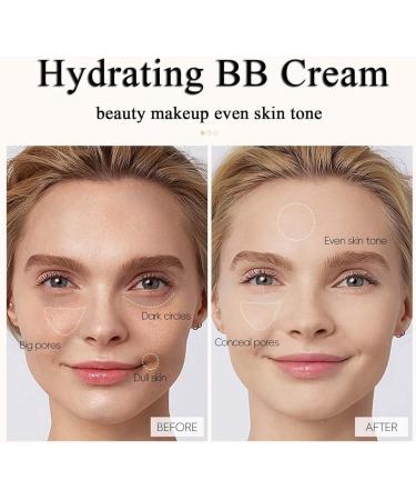 Concealer Hydrating BB Cream BB Cream Beauty Makeup Fond de teint champignon BB cr me coussin d'air Correcteur hydratant CC cr me enti rement couvrant Longue dur e et r sistant l'eau (WHEAT 2) WHEAT 130 g (Lot de 1) - Buy Online on GoSupps.com