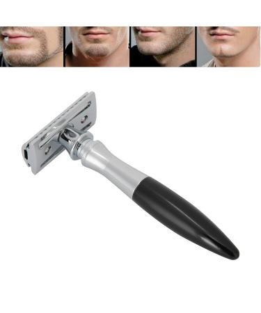 Double Edge Blade Retro Safety Razor - Foldable Stainless Steel Men's Hand Razor (Black) | Razor Epilation Device & Accessories for Hair Removal - Buy Online on GoSupps.com