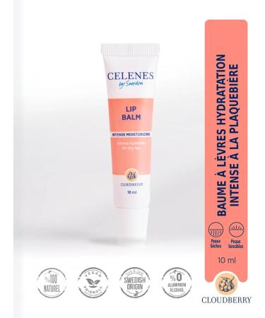 Celenes by Sweden Intensive Hydrating Lip Balm with Cloudberry 10 ml (Pack of 2) - Moisturizing Lip Balm Nourishing and Tinted Lip Care Lip Balm - Lip Balm for All Skin Types - Buy Online on GoSupps.com