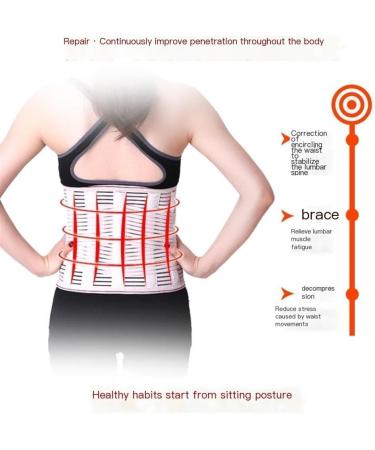 Adjustable Lower Back Support Belt - Breathable Posture Corrector for Men Teens & Women | Pain Relief & Comfort - Buy Online on GoSupps.com