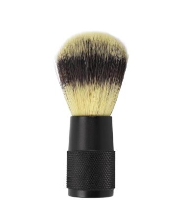 Jauarta Foaming Beard Brush - Black Alloy Handle Soft Synthetic Bristles for Men | International Shipping Available - Buy Online on GoSupps.com