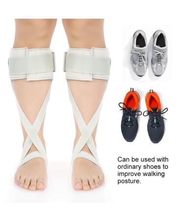ZJchao AFO Ankle Foot Orthosis - Foot Drop Brace for Postural Correction & Recovery (Right L) | International Shipping Available - Buy Online on GoSupps.com