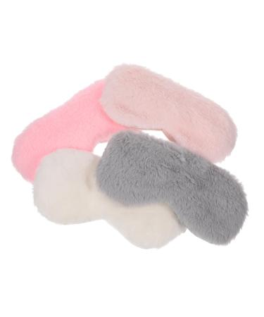 FOMIYES 16 Pcs Plush Eye Mask Eye Shade Cover Sleeping Eye Patch Eye Mask Blindfold Sleep Eye Masks for Women Eye Covers for Sleeping Silk Blindfold Miss to Sleep Cotton Goggles