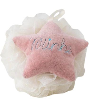 Cute Bath Shower Sponge for Kids & Adults | Loofah Pouf Body Scrubber Balls | Star Bathing Accessories - Buy Online on GoSupps.com