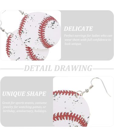 15 Pairs baseball earrings dangle earrings womens gifts earrings for women orrous sports balls earrings statement earrings for women ear jewelries Fashion lovers basketball leather - Buy Online on GoSupps.com